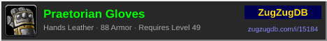 Praetorian Gloves: forum signature banner