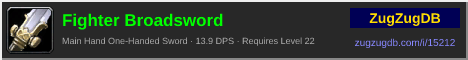 Fighter Broadsword: forum signature banner