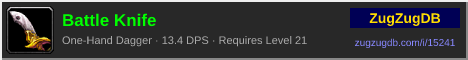 Battle Knife: forum signature banner
