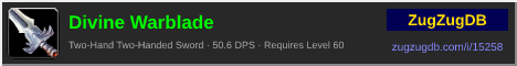 Divine Warblade: forum signature banner