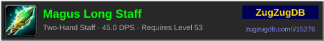 Magus Long Staff: forum signature banner
