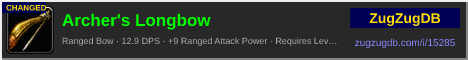 Archer's Longbow: forum signature banner