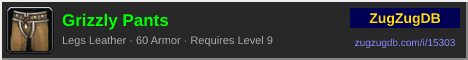 Grizzly Pants: forum signature banner