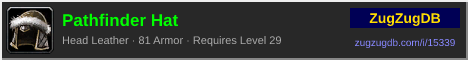 Pathfinder Hat: forum signature banner