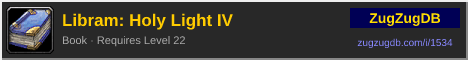 Libram: Holy Light IV: forum signature banner