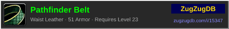 Pathfinder Belt: forum signature banner