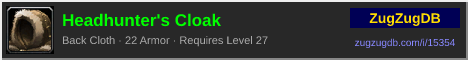 Headhunter's Cloak: forum signature banner