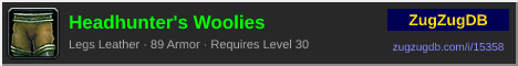 Headhunter's Woolies: forum signature banner