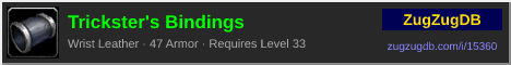 Trickster's Bindings: forum signature banner