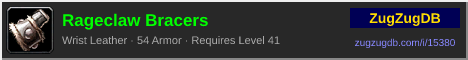 Rageclaw Bracers: forum signature banner