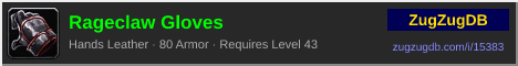 Rageclaw Gloves: forum signature banner