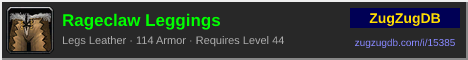 Rageclaw Leggings: forum signature banner