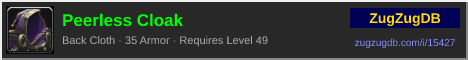 Peerless Cloak: forum signature banner