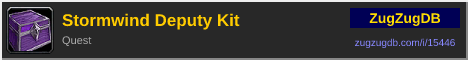 Stormwind Deputy Kit: forum signature banner