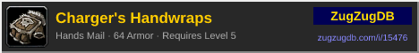 Charger's Handwraps: forum signature banner