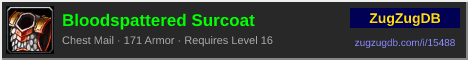 Bloodspattered Surcoat: forum signature banner