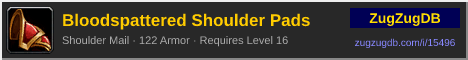 Bloodspattered Shoulder Pads: forum signature banner