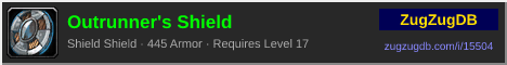 Outrunner's Shield: forum signature banner
