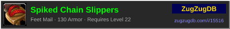 Spiked Chain Slippers: forum signature banner