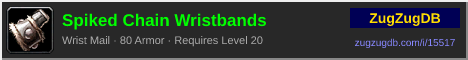 Spiked Chain Wristbands: forum signature banner