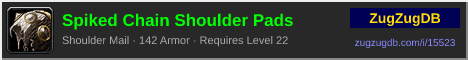 Spiked Chain Shoulder Pads: forum signature banner