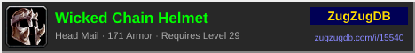 Wicked Chain Helmet: forum signature banner