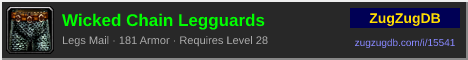 Wicked Chain Legguards: forum signature banner