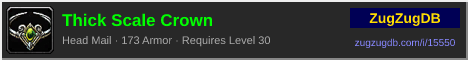 Thick Scale Crown: forum signature banner