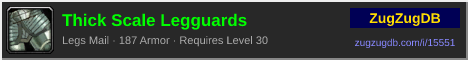 Thick Scale Legguards: forum signature banner