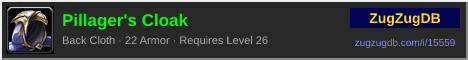 Pillager's Cloak: forum signature banner