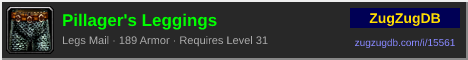 Pillager's Leggings: forum signature banner