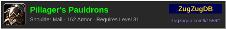 Pillager's Pauldrons: forum signature banner