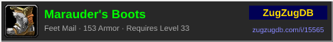 Marauder's Boots: forum signature banner