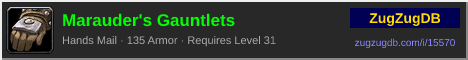 Marauder's Gauntlets: forum signature banner