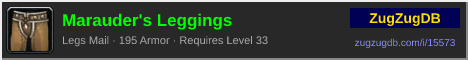 Marauder's Leggings: forum signature banner