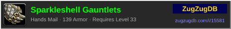 Sparkleshell Gauntlets: forum signature banner
