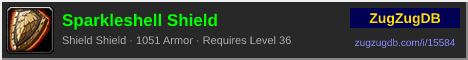 Sparkleshell Shield: forum signature banner