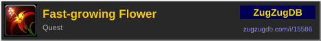 Fast-growing Flower: forum signature banner