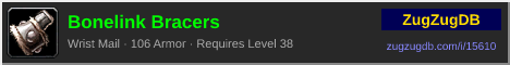 Bonelink Bracers: forum signature banner