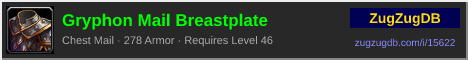 Gryphon Mail Breastplate: forum signature banner