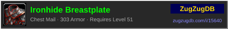 Ironhide Breastplate: forum signature banner