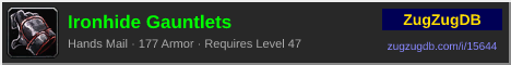 Ironhide Gauntlets: forum signature banner
