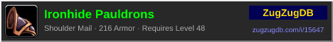 Ironhide Pauldrons: forum signature banner