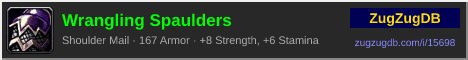 Wrangling Spaulders: forum signature banner