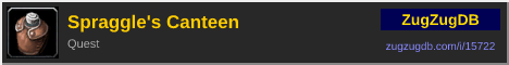 Spraggle's Canteen: forum signature banner
