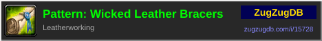 Pattern: Wicked Leather Bracers: forum signature banner