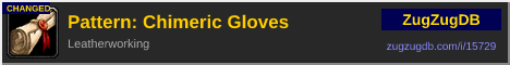 Pattern: Chimeric Gloves: forum signature banner