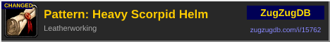 Pattern: Heavy Scorpid Helm: forum signature banner