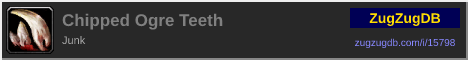 Chipped Ogre Teeth: forum signature banner