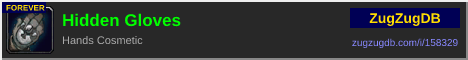 Hidden Gloves: forum signature banner
